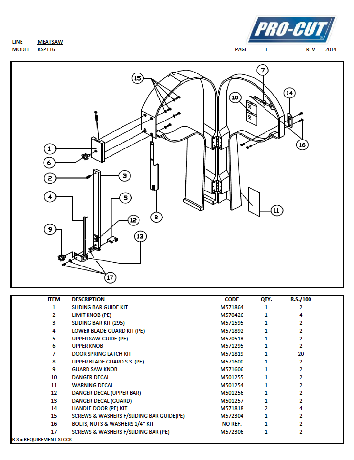 bandsaw parts