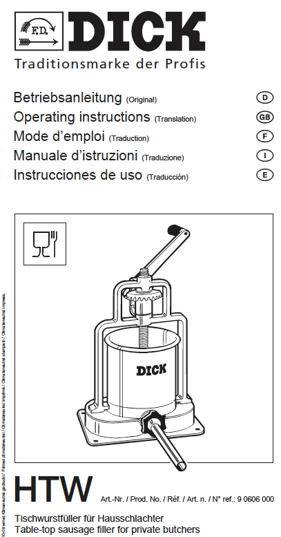 sausage maker parts