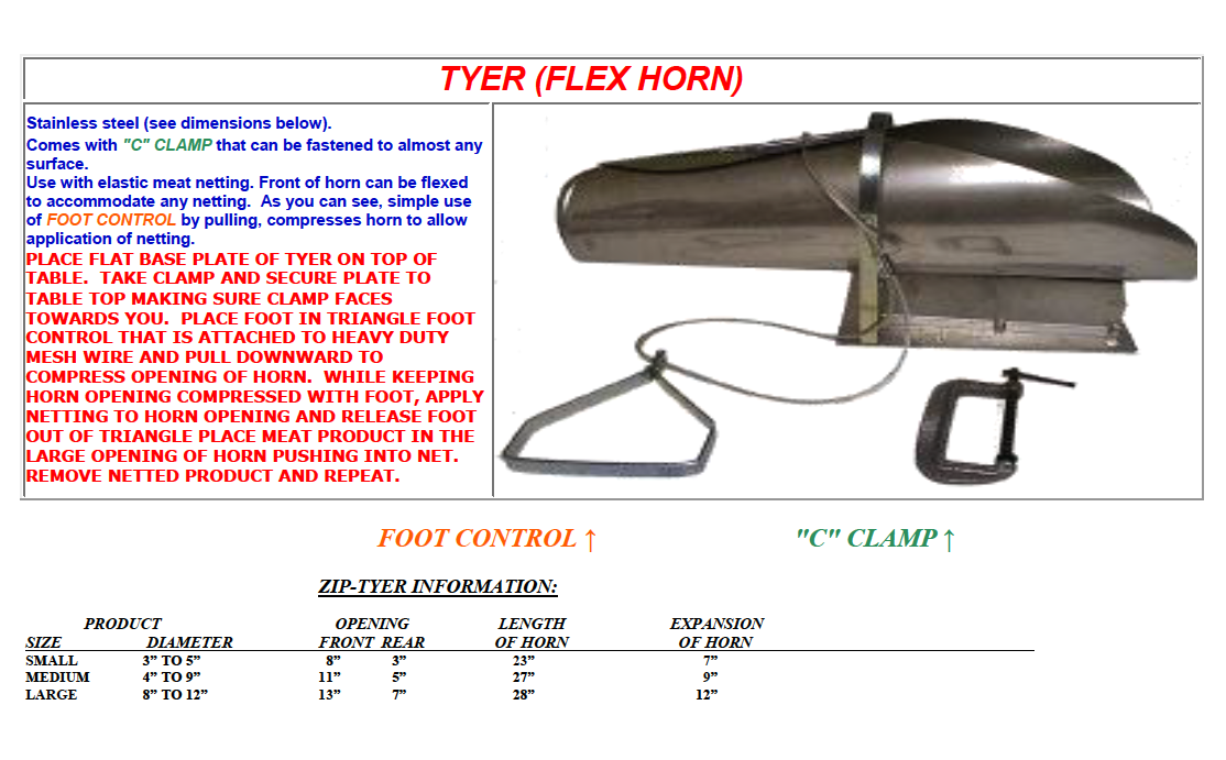 flex-horns-roast-tyer-for-meat-netting-3-sizes-davison-s-butcher